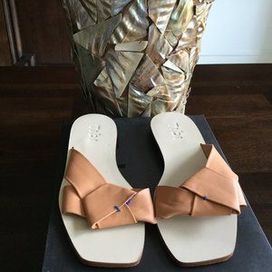 Tibi Amina Slides Tea Rose Size 38.5